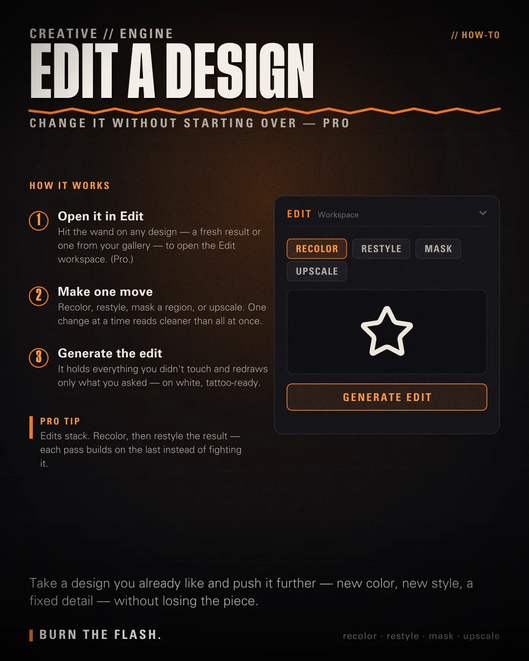 Edit a Design how-to