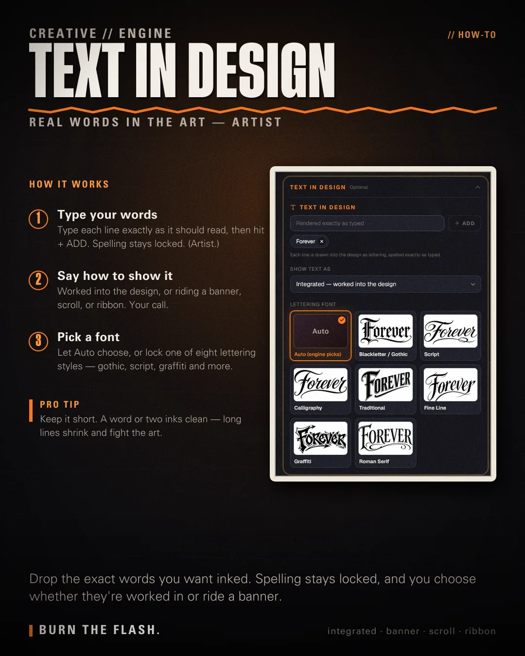 Text In Design how-to