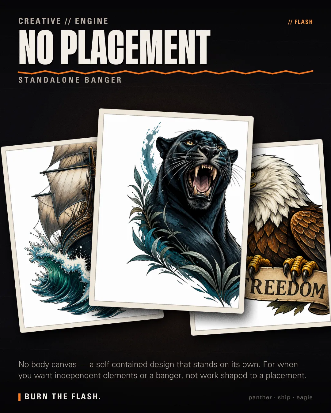 Banger placement poster