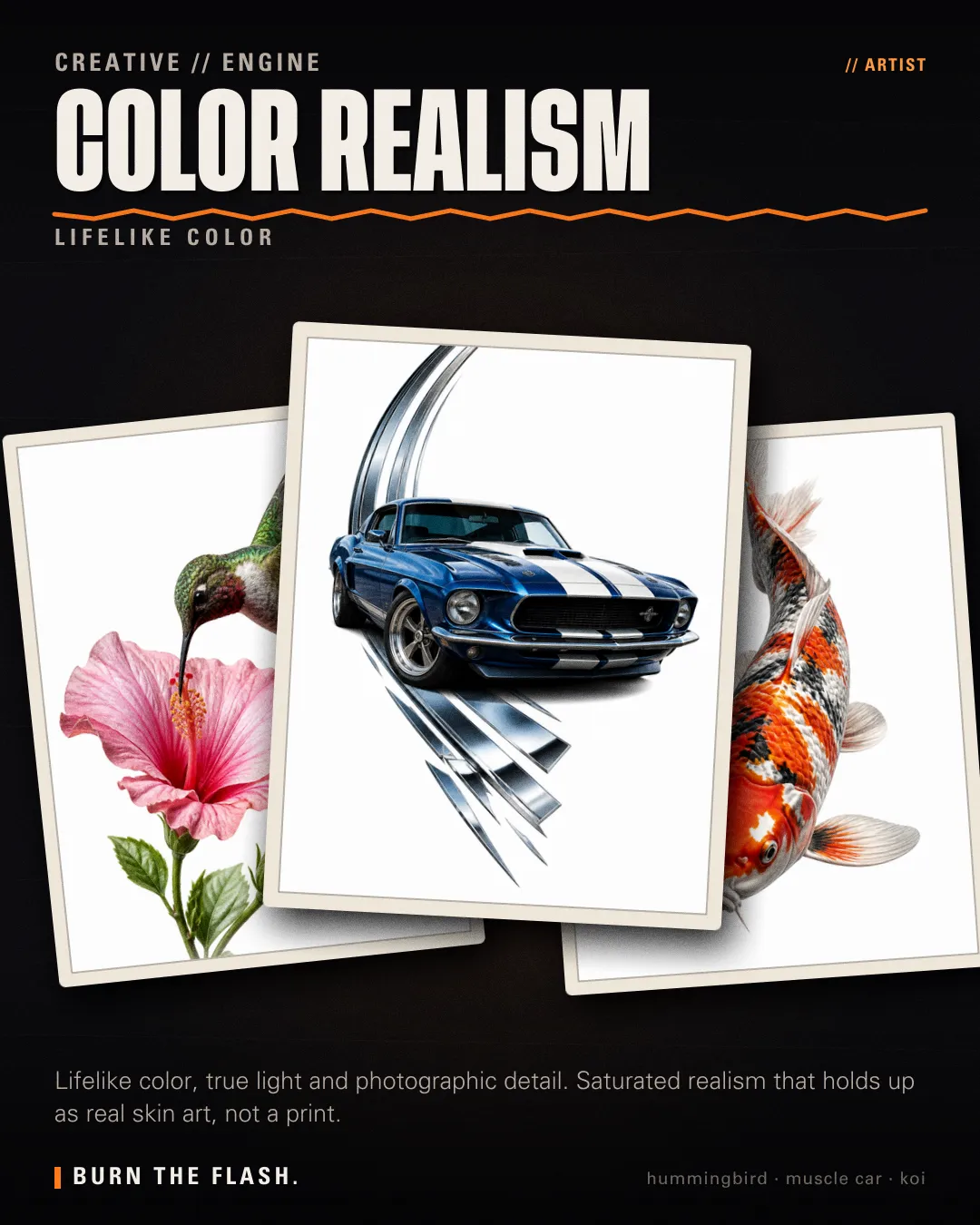 Color Realism style poster