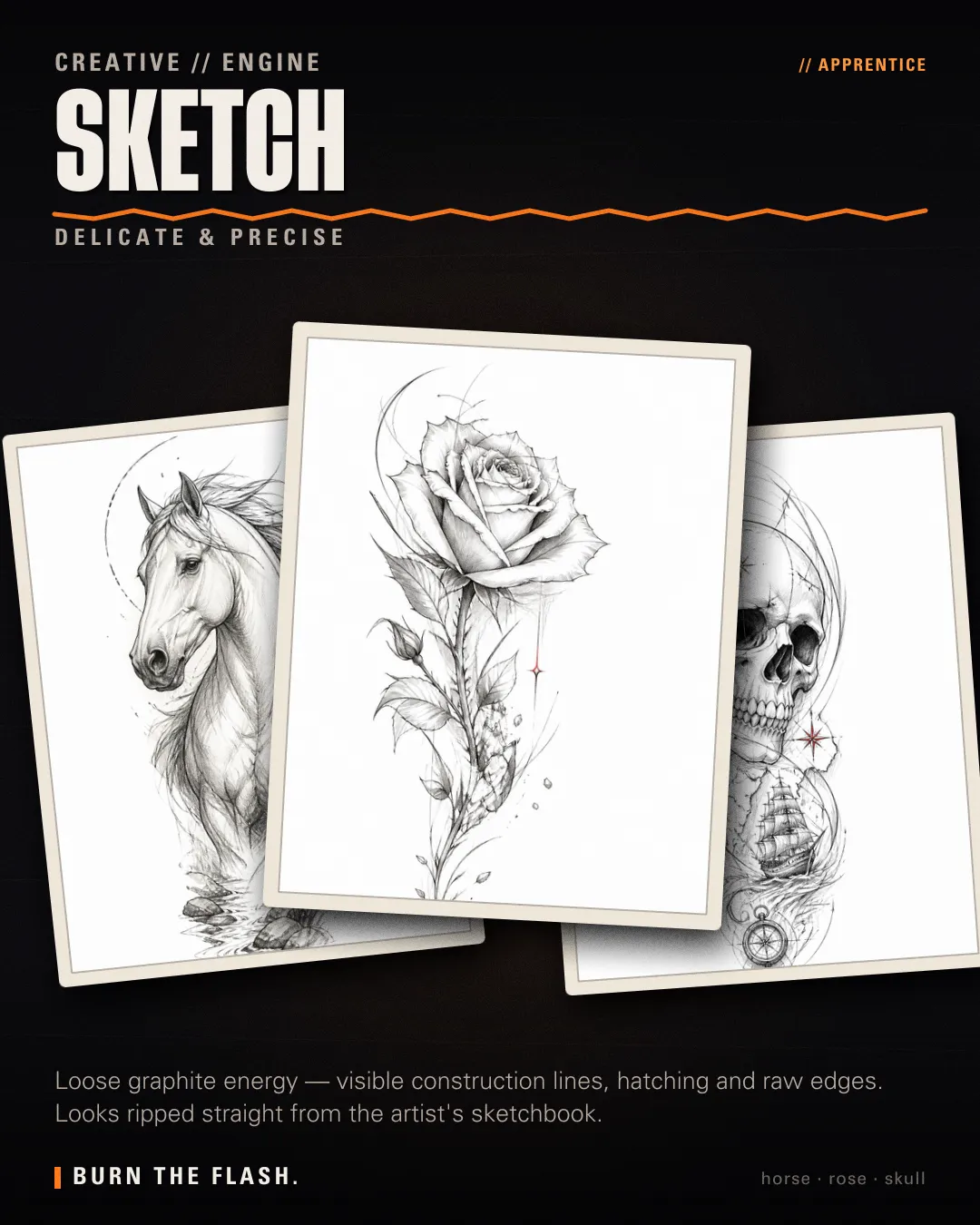 Sketch style poster