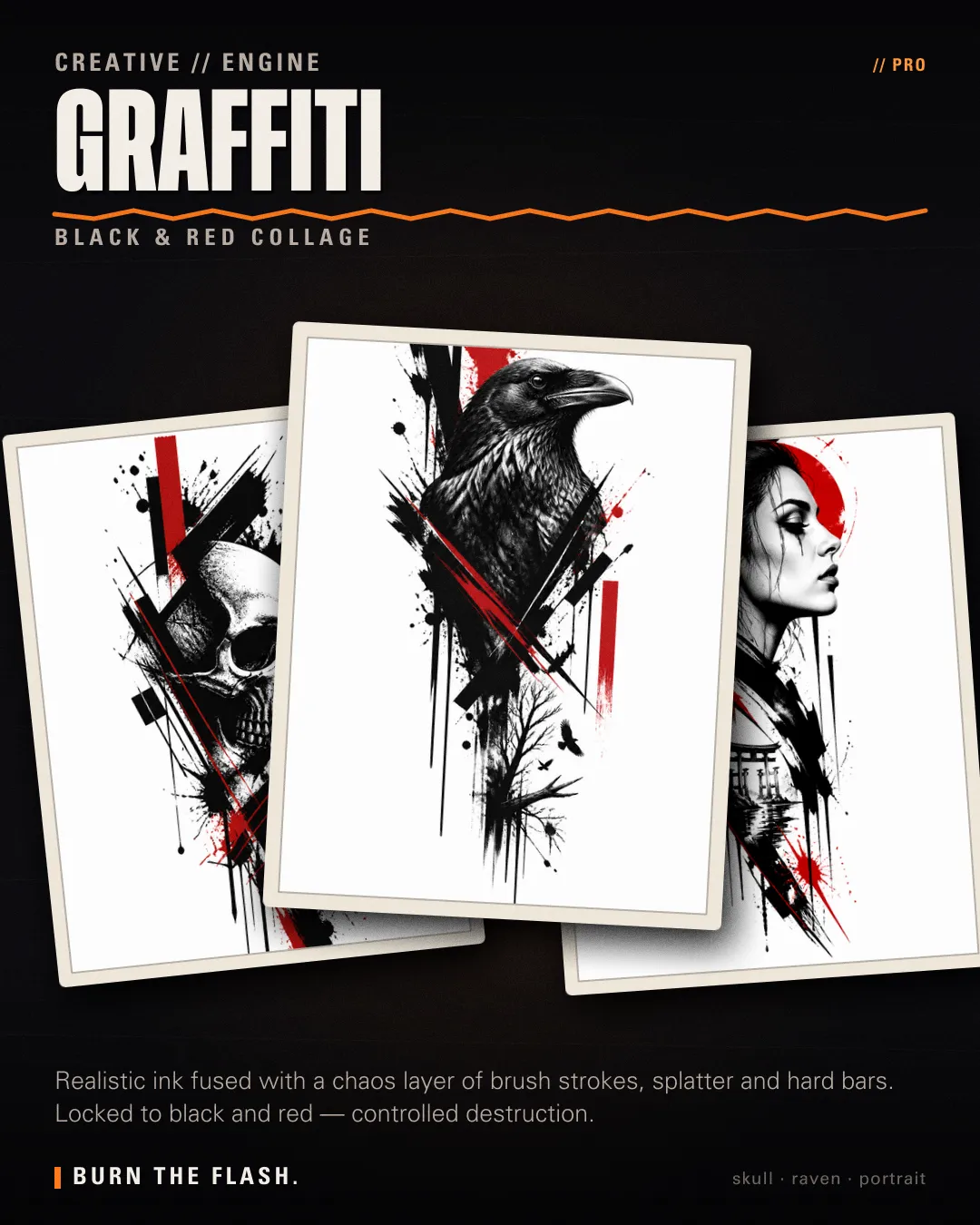 Graffiti style poster